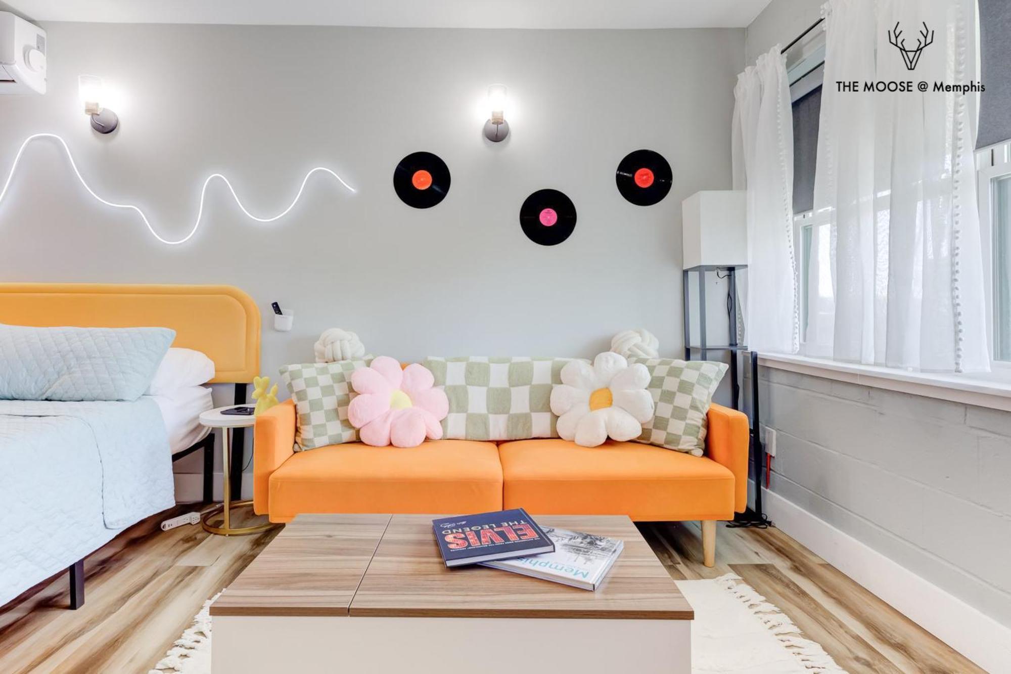 The Moose #10 - Stylish Loft With King Bed, Free Parking & Wi-Fi Appartement Memphis Buitenkant foto