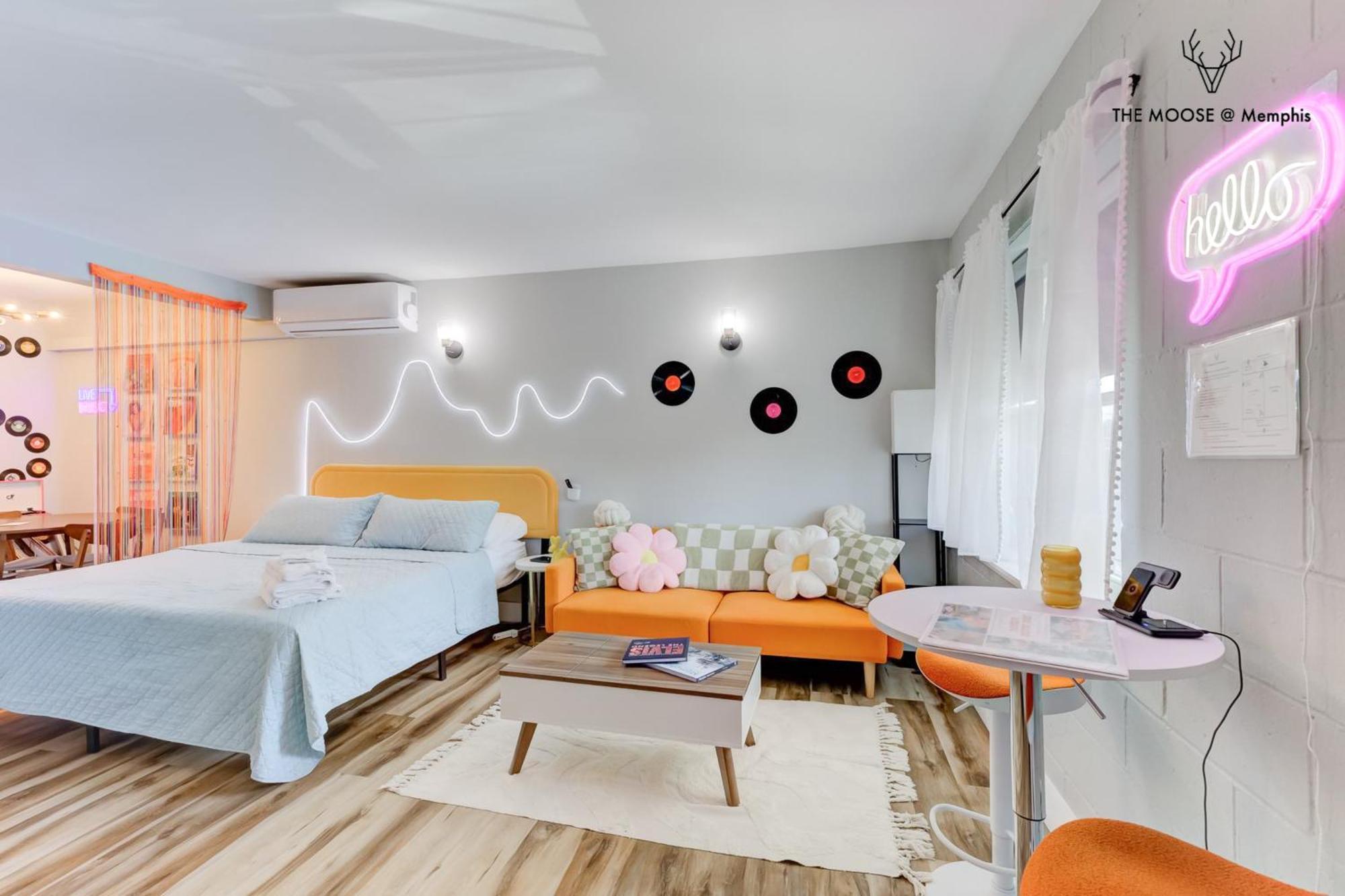The Moose #10 - Stylish Loft With King Bed, Free Parking & Wi-Fi Appartement Memphis Buitenkant foto