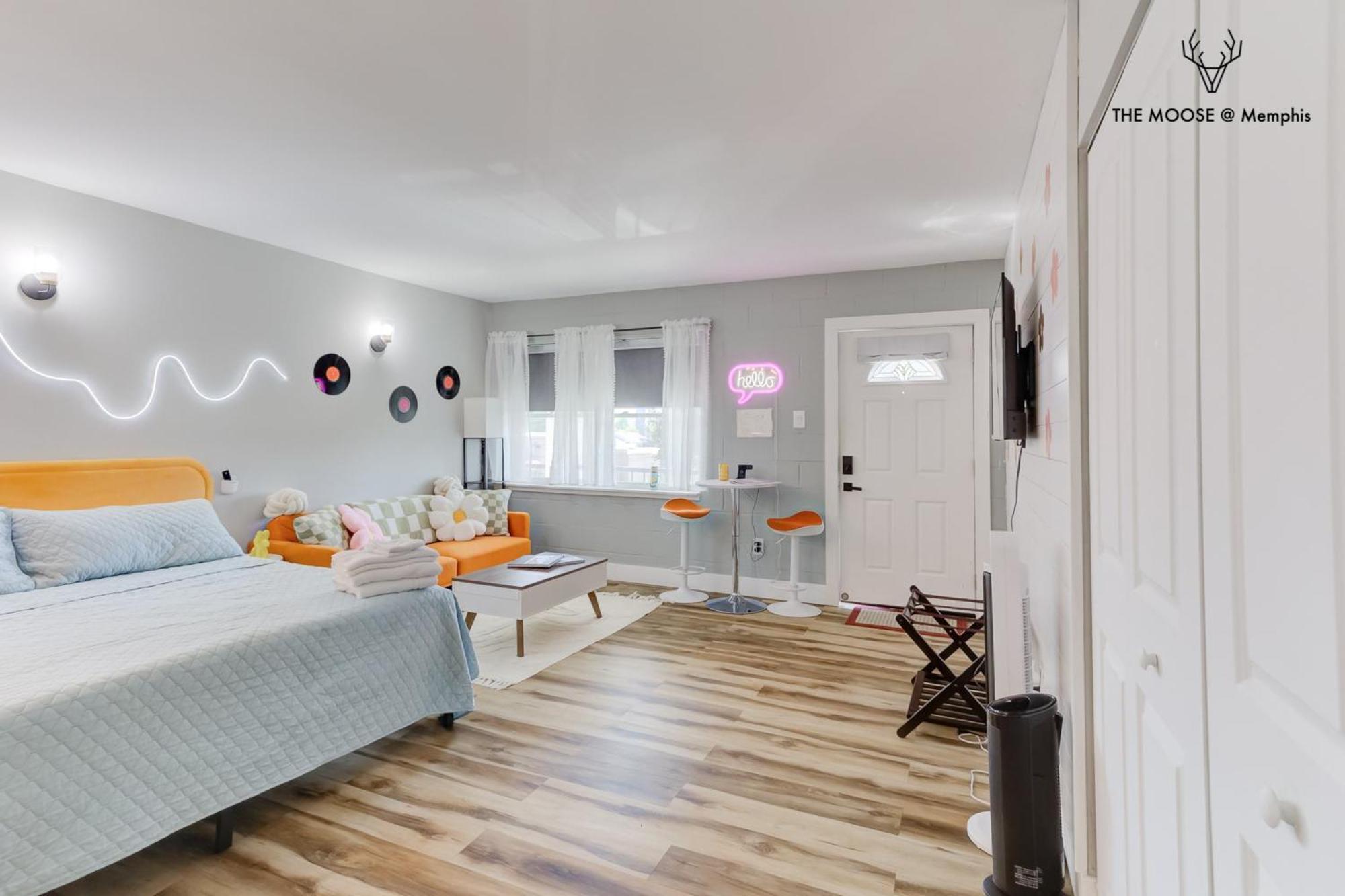 The Moose #10 - Stylish Loft With King Bed, Free Parking & Wi-Fi Appartement Memphis Buitenkant foto