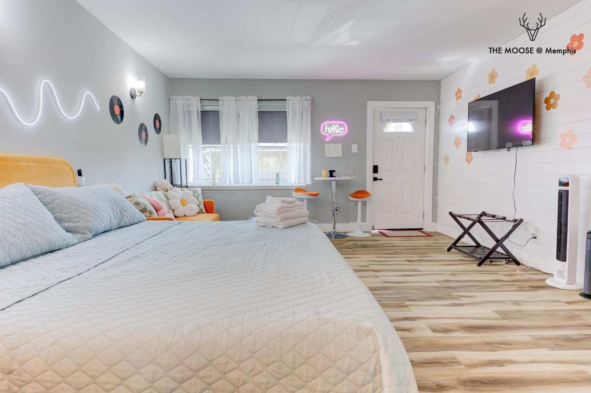 The Moose #10 - Stylish Loft With King Bed, Free Parking & Wi-Fi Appartement Memphis Buitenkant foto