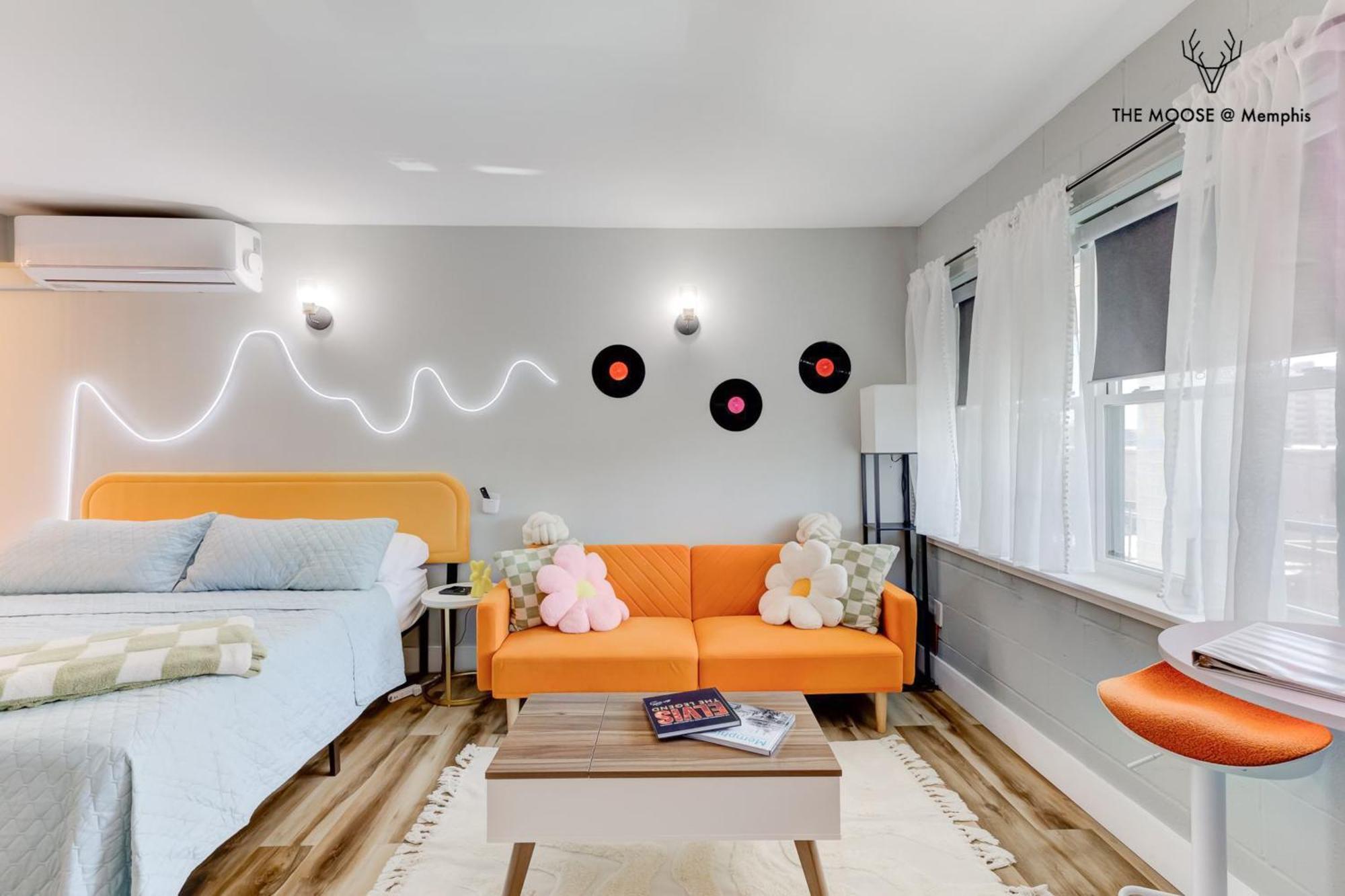 The Moose #10 - Stylish Loft With King Bed, Free Parking & Wi-Fi Appartement Memphis Buitenkant foto