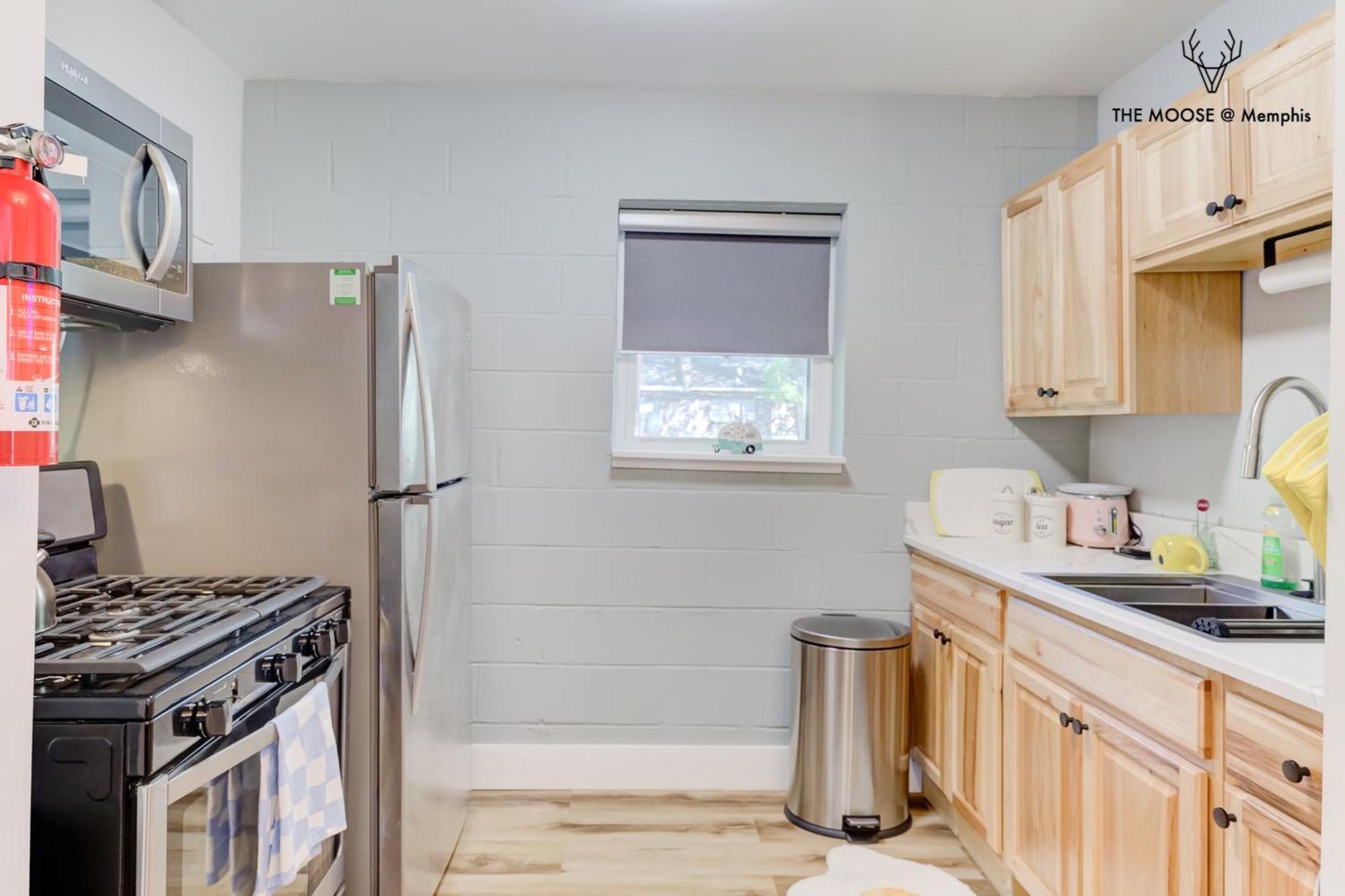 The Moose #10 - Stylish Loft With King Bed, Free Parking & Wi-Fi Appartement Memphis Buitenkant foto